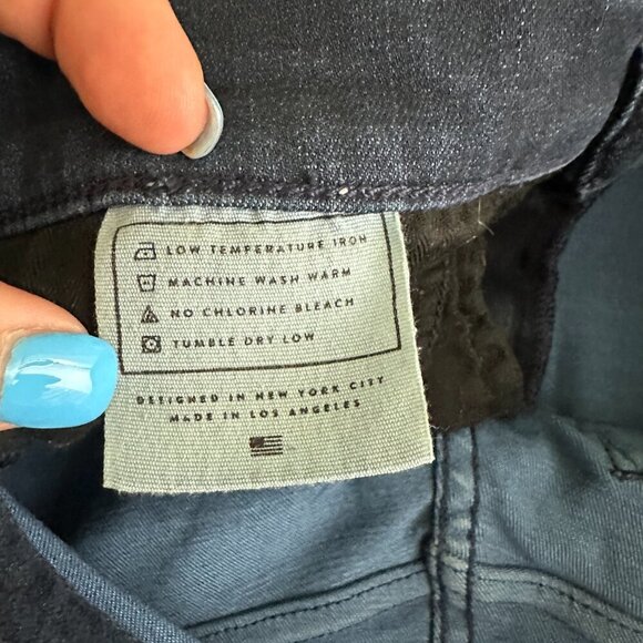 AYR The Hi-Rise Skinny Jeans Dark Blue Wash 26 x 30 #7951 - Picture 10 of 13